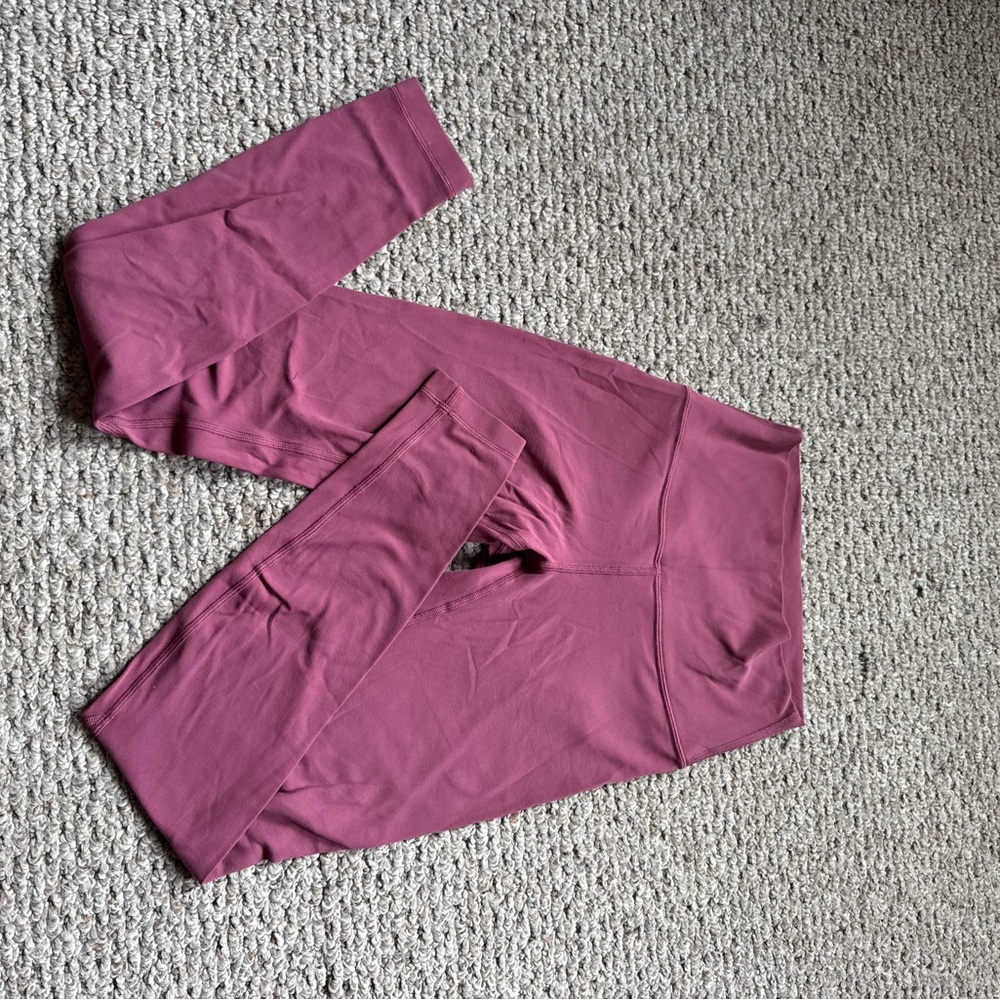 Pink Dusty Rose Lululemon align leggings - Picture 3 of 7